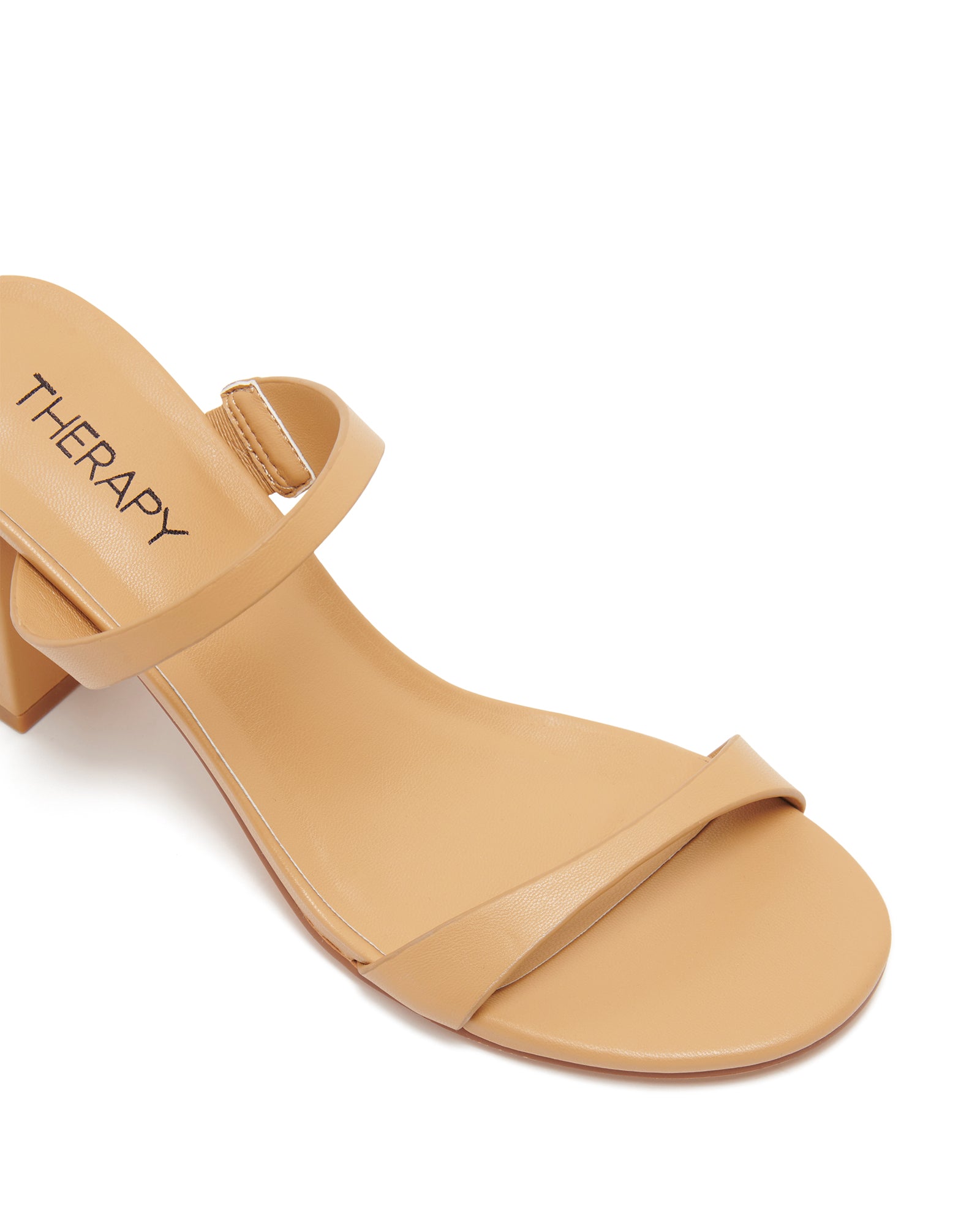 Therapy Shoes Kirra Caramel Smooth | Women's Heels | Sandals | Mules