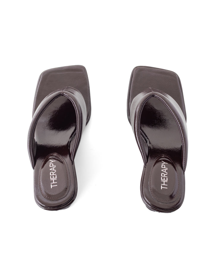 Lennox Wedge Port Crinkled Patent