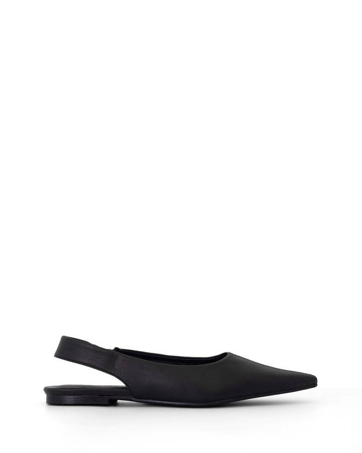 Lexington Slingback Flat Black
