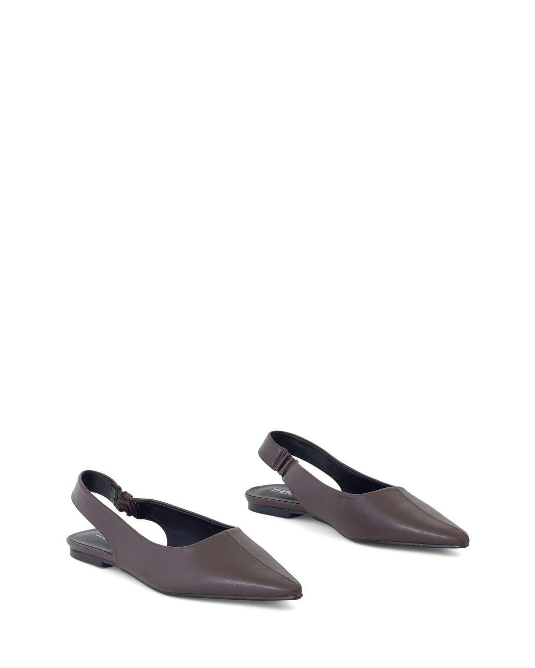 Lexington Slingback Flat Chocolate
