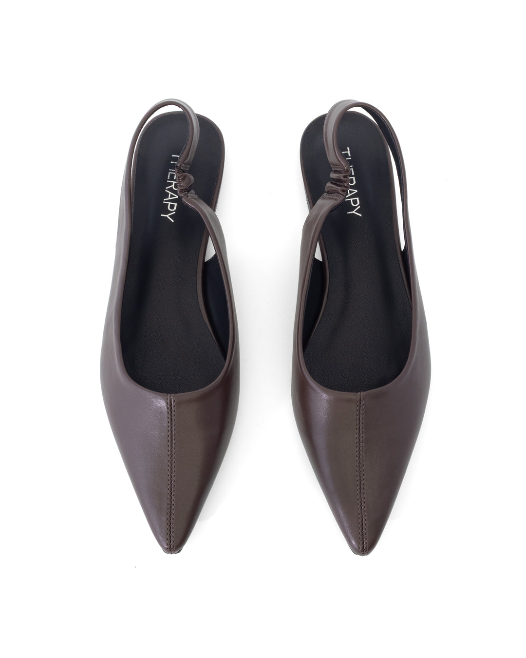 Lexington Slingback Flat Chocolate