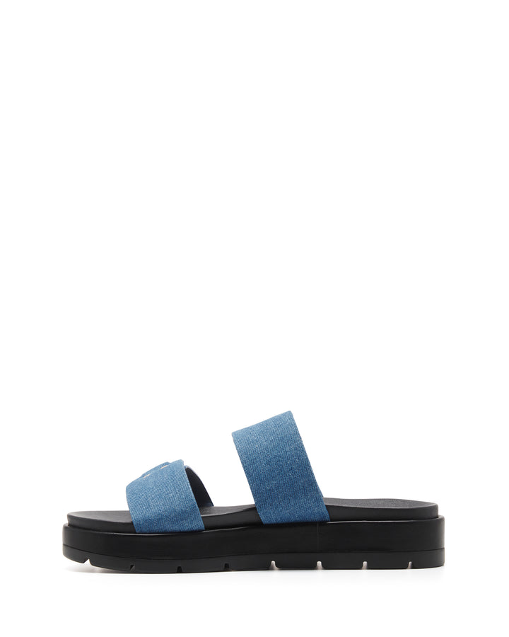 Therapy Shoes Litmus Blue Denim | Women's Sandals | Slides | Platform