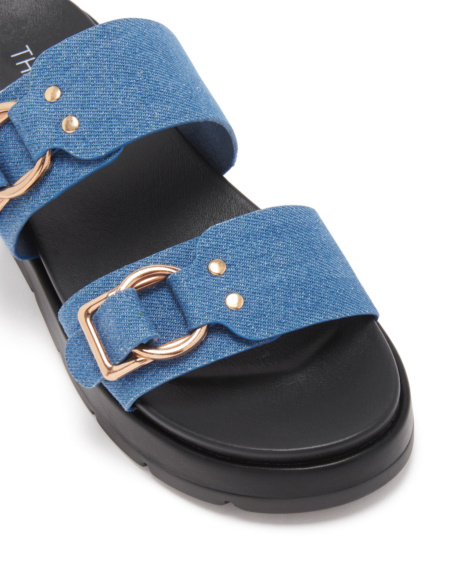 Therapy Shoes Litmus Blue Denim | Women's Sandals | Slides | Platform
