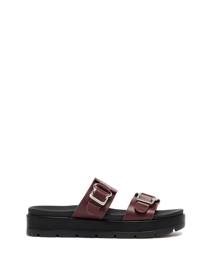 Litmus Flatform Sandals Bordeaux