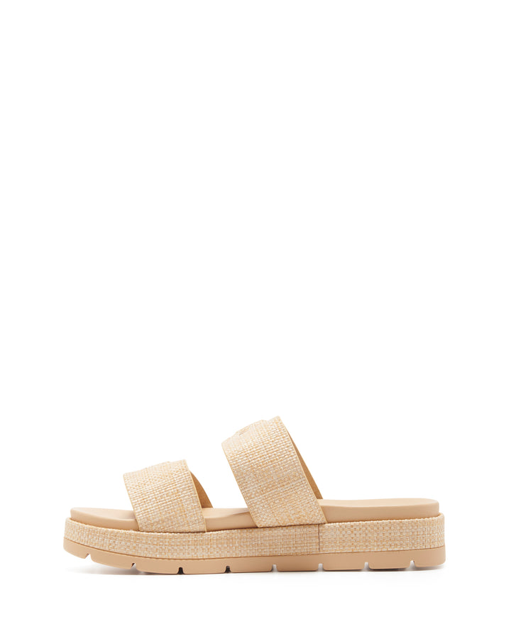 Therapy Shoes Litmus Natural Raffia | Women's Sandals | Slides | Platform