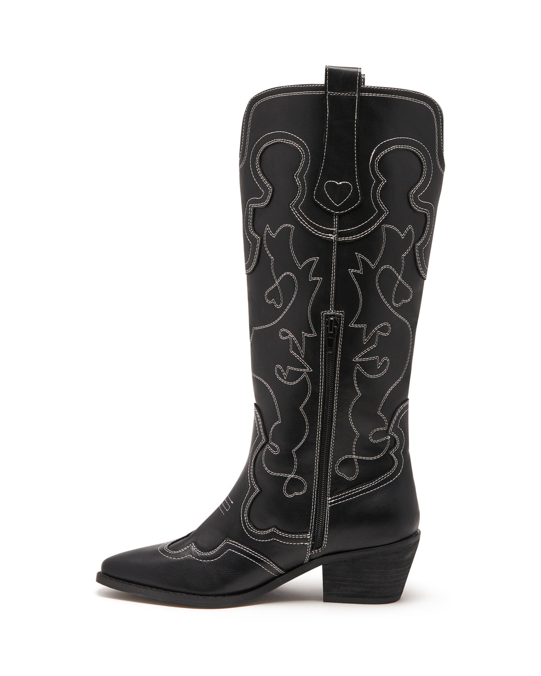 Malvin Cowboy Boot Black Smooth