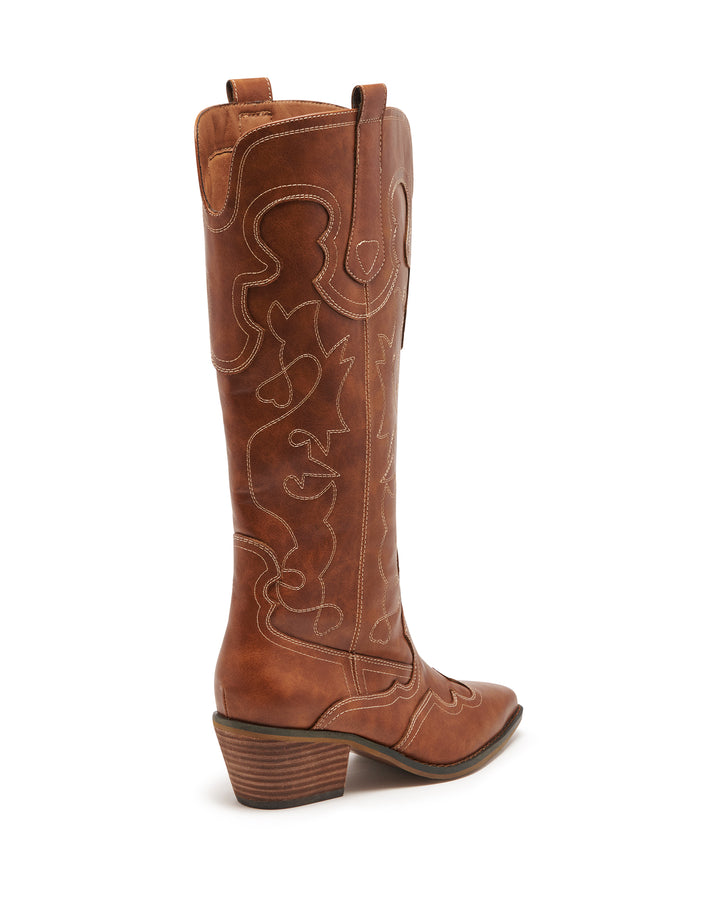 Malvin Cowboy Boot Tan Burnished