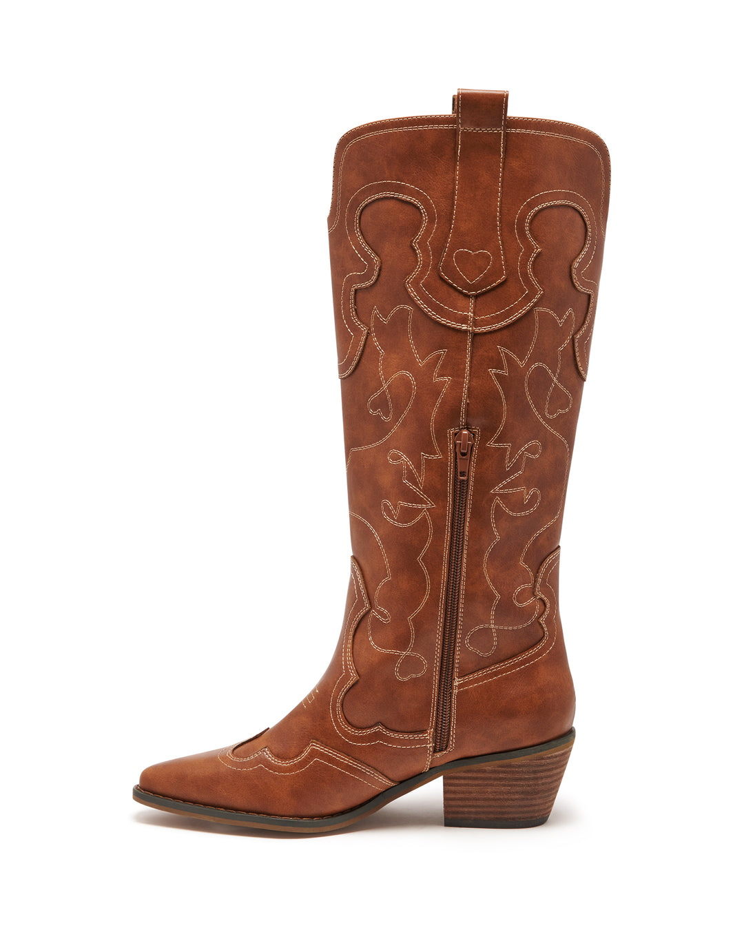 Malvin Cowboy Boot Tan Burnished