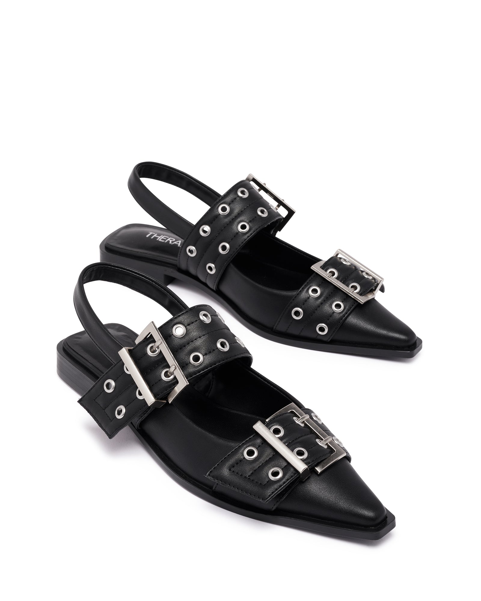 Matilda Pointed Flat Black Smooth- PRE ORDER DUE FOR DISPATCH 15TH MAY