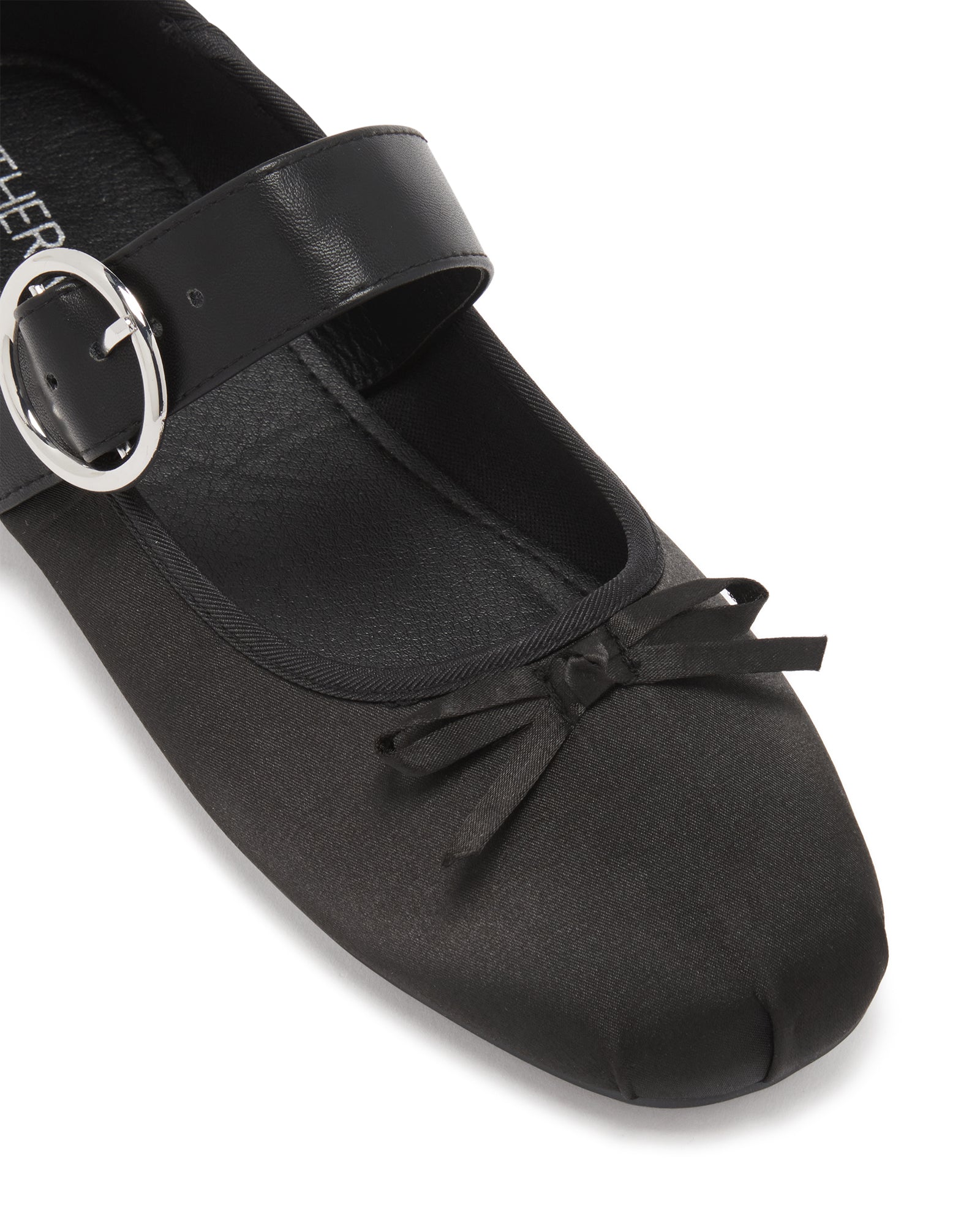 Therapy Shoes Mesmerize Black Satin | Women's Flats | Ballet | Mary Jane
