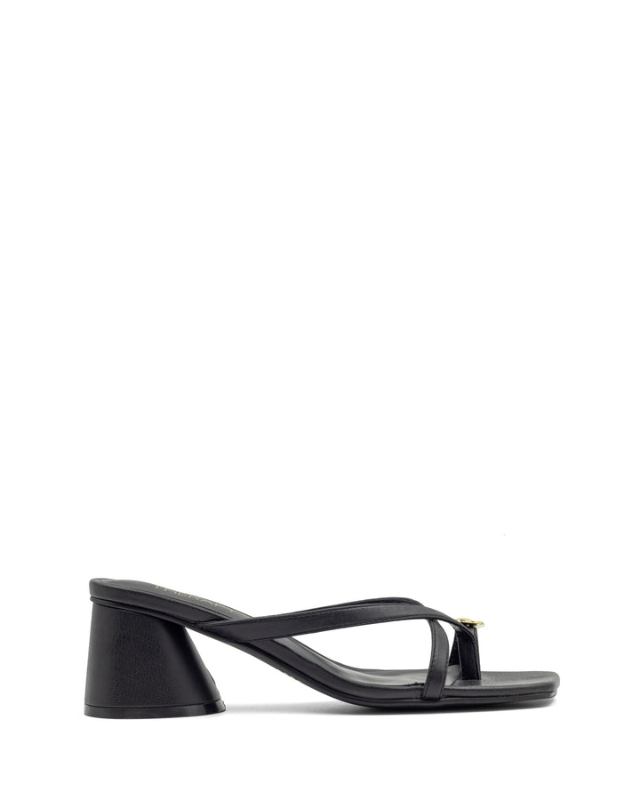 Mica Thong Heel Black