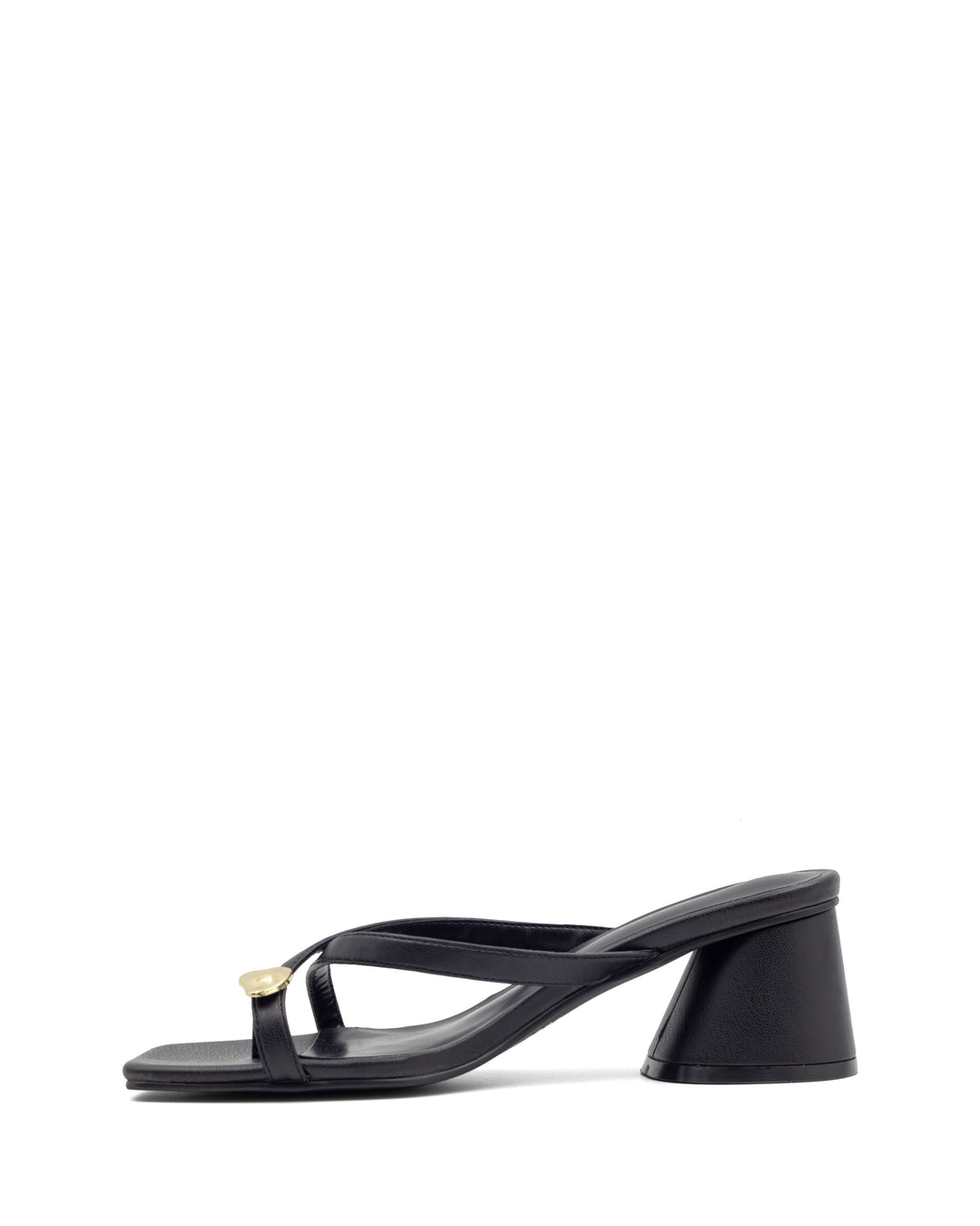 Mica Thong Heel Black