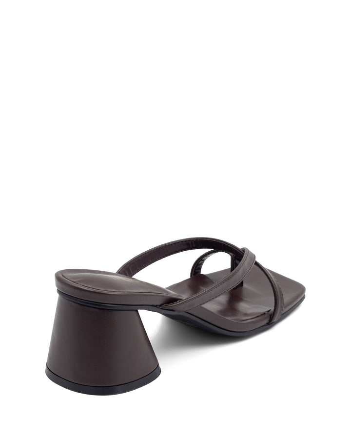 Mica Thong Heel Chocolate