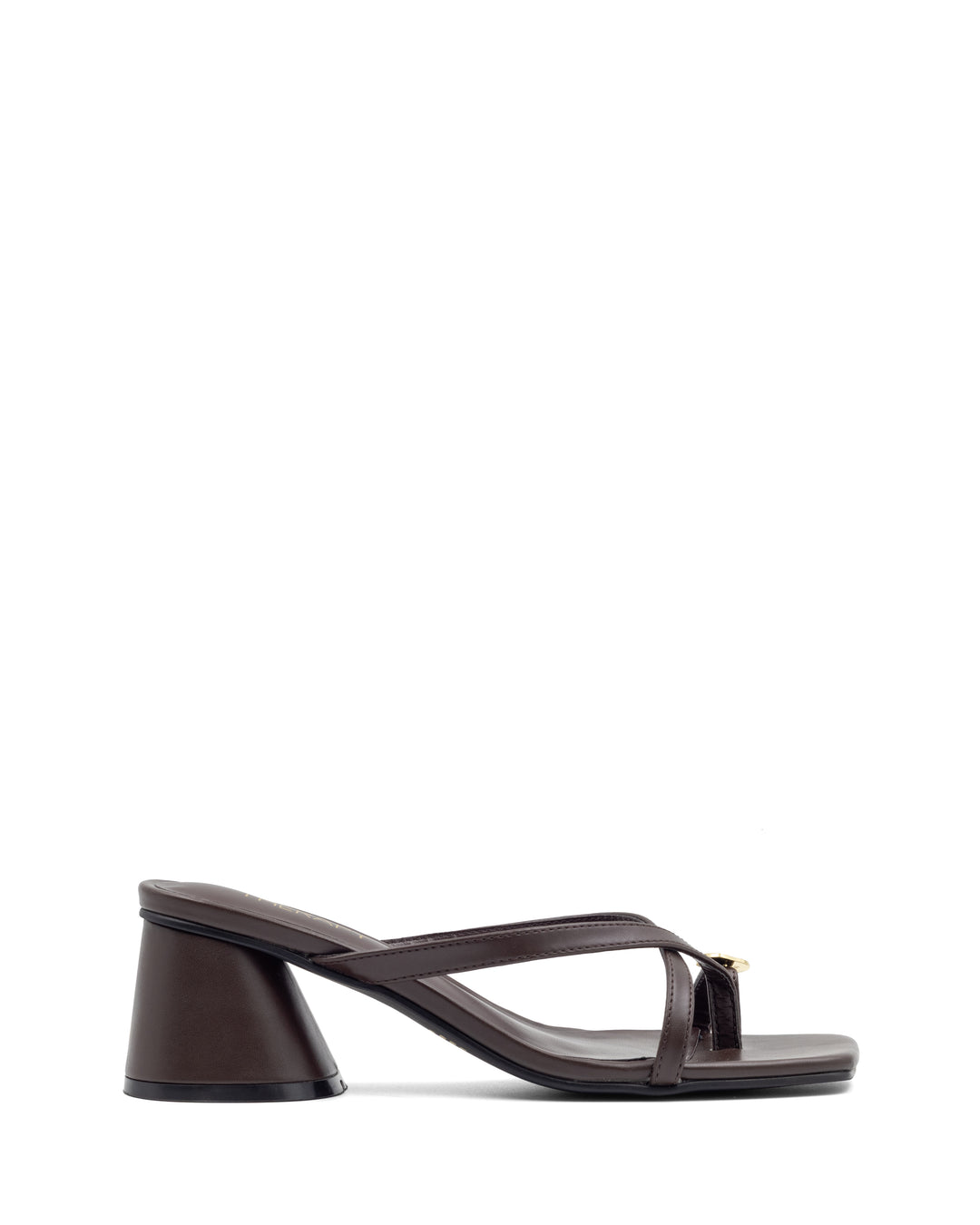 Mica Thong Heel Chocolate