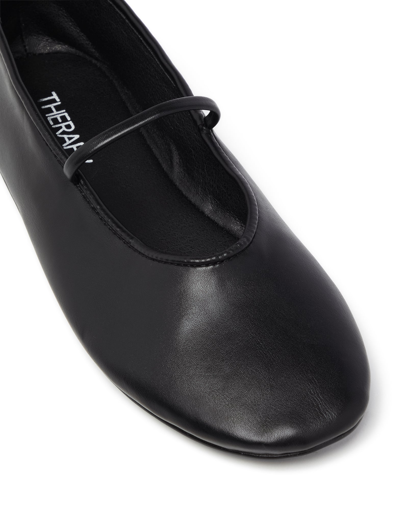 Therapy Shoes Moncherri Black Smooth | Women's Flats | Ballet | Soft