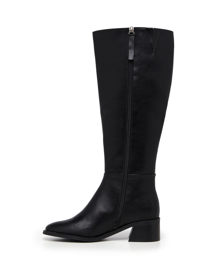 Therapy Shoes Neva Black Smooth | Women's Boots | Knee High | Tall 