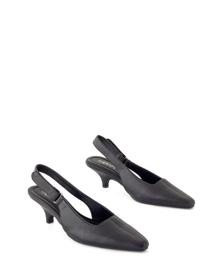 Newark Slingback Pump Black