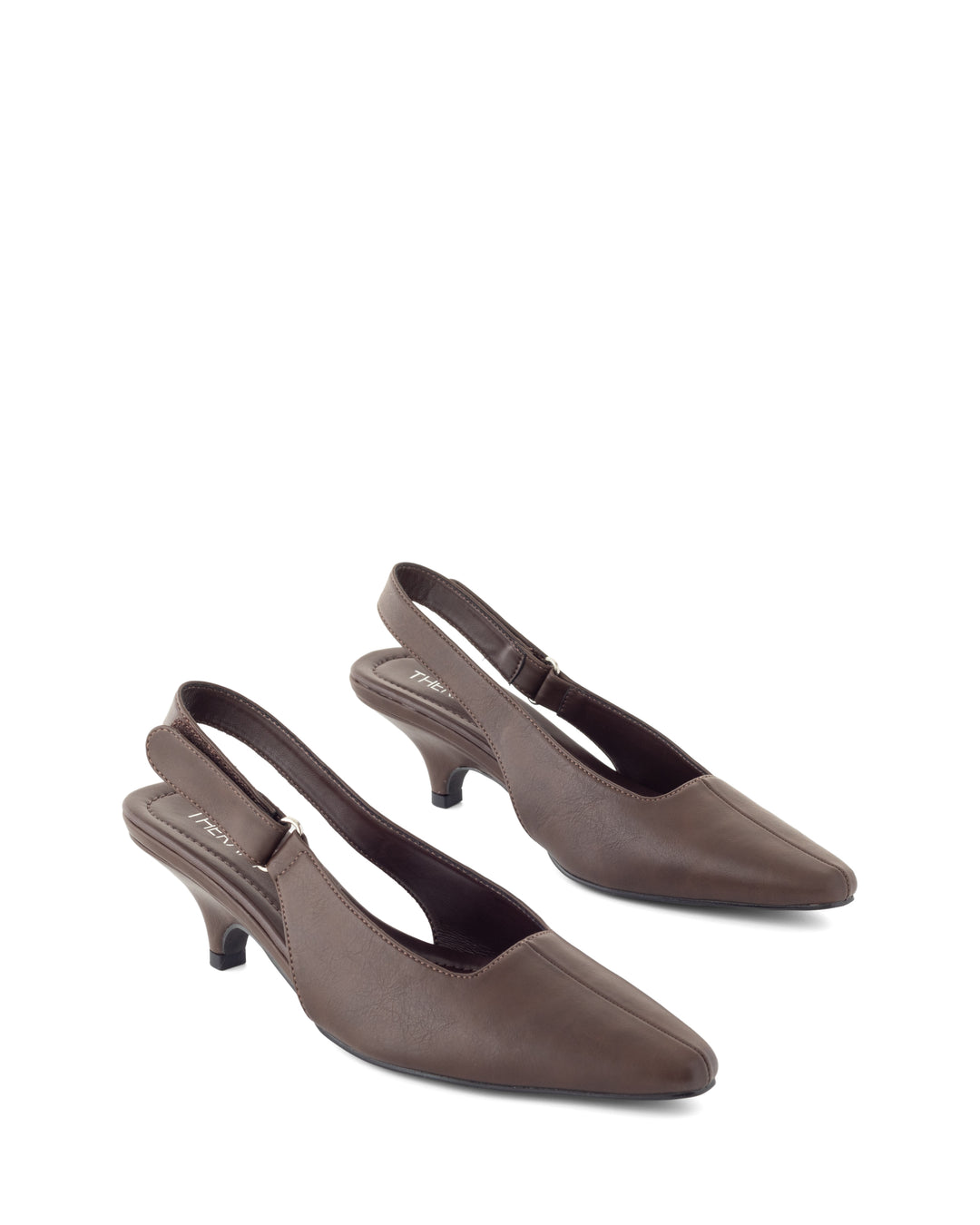 Newark Slingback Pump Chocolate