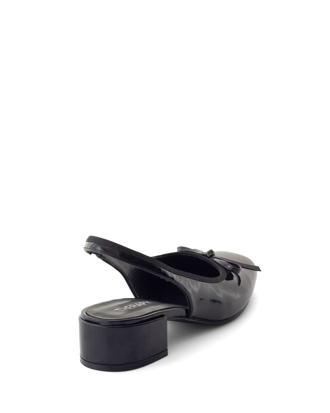 Nexie Slingback Pump Black Patent