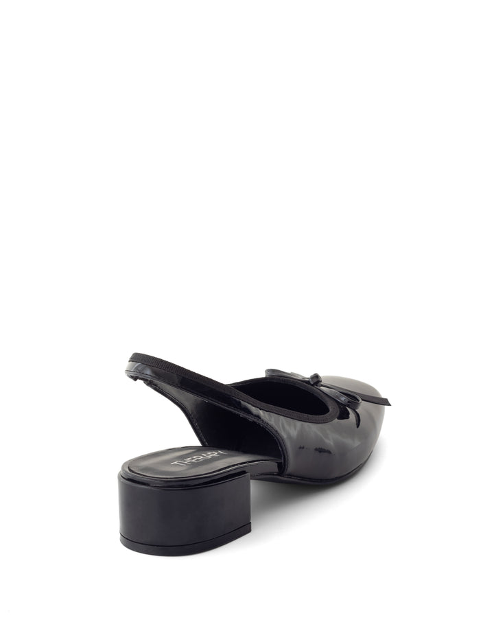 Nexie Slingback Pump Black Patent