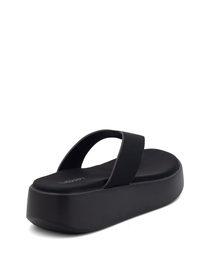 Nexus Thong Sandal Black Lycra