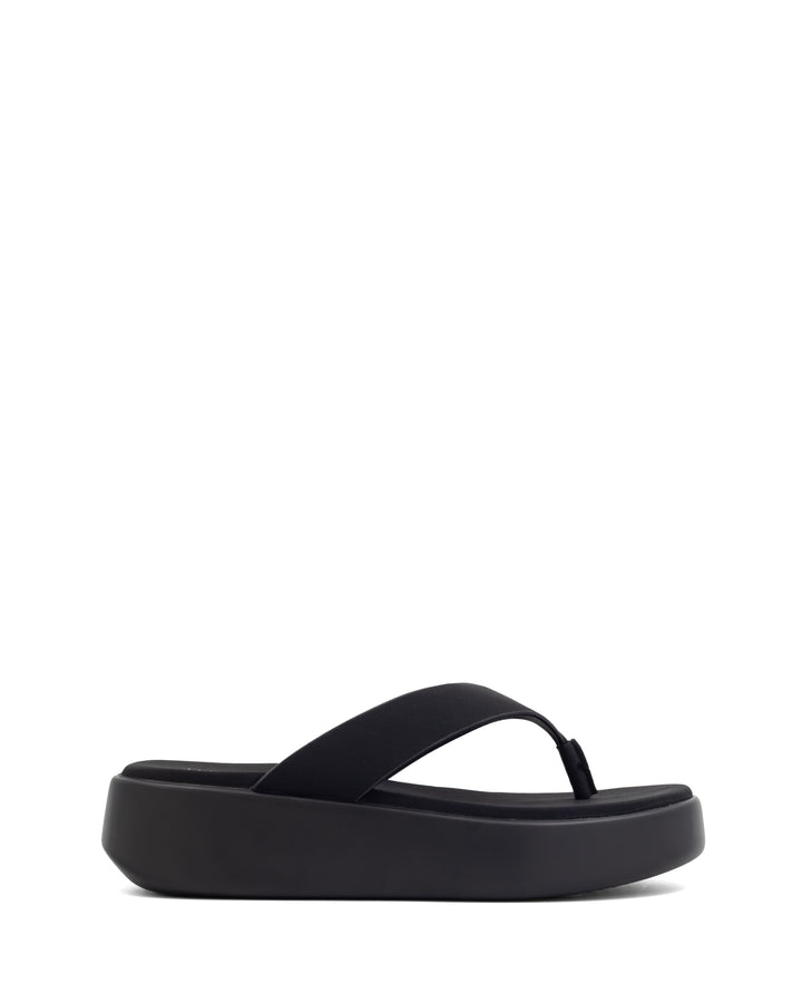 Nexus Thong Sandal Black Lycra