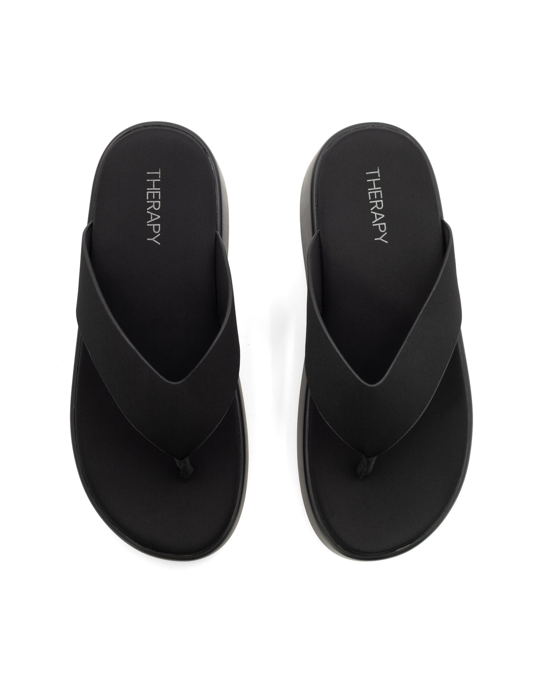 Nexus Thong Sandal Black Lycra