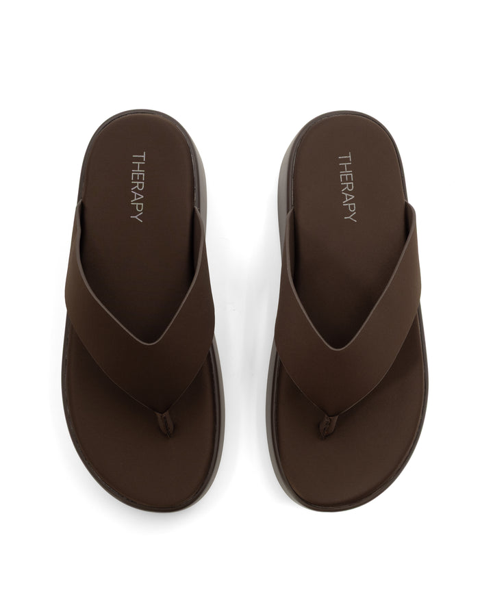 Nexus Thong Sandal Chocolate Lycra