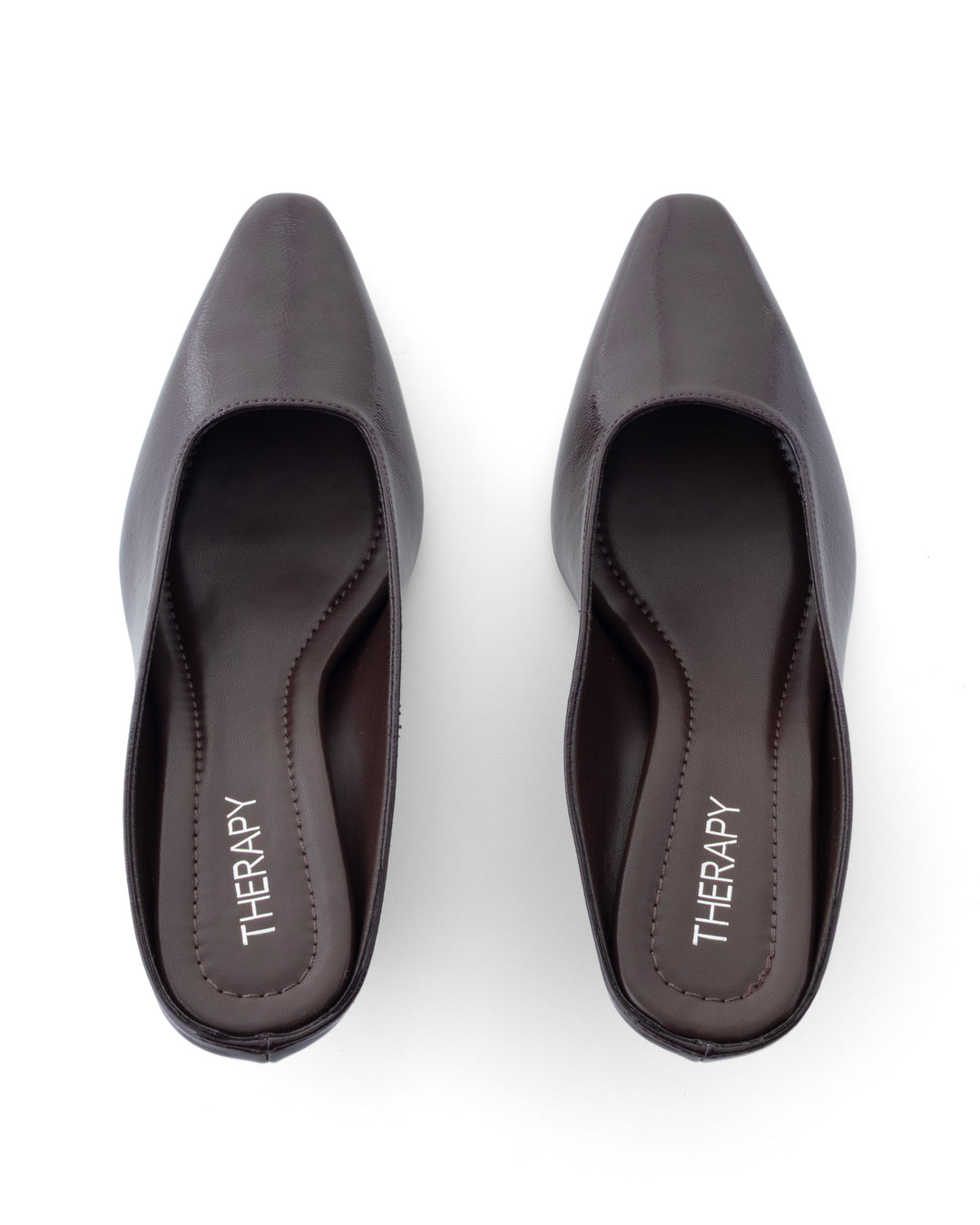 Noho Heel Port Crinkled Patent