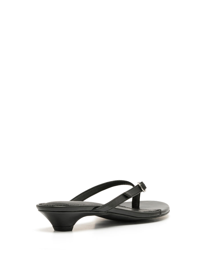 Noir Thong Heel Black