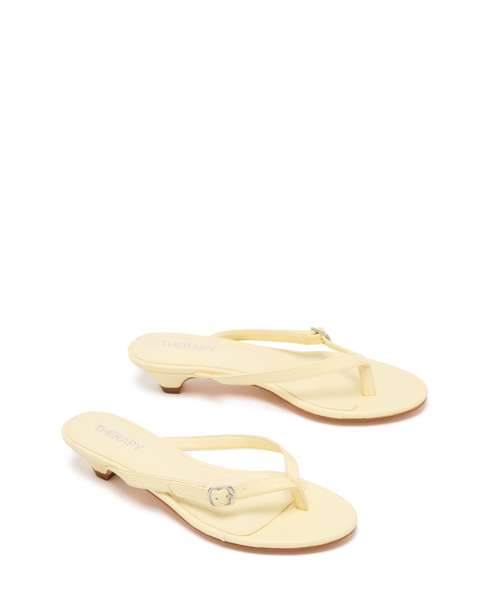 Noir Thong Heel Butter