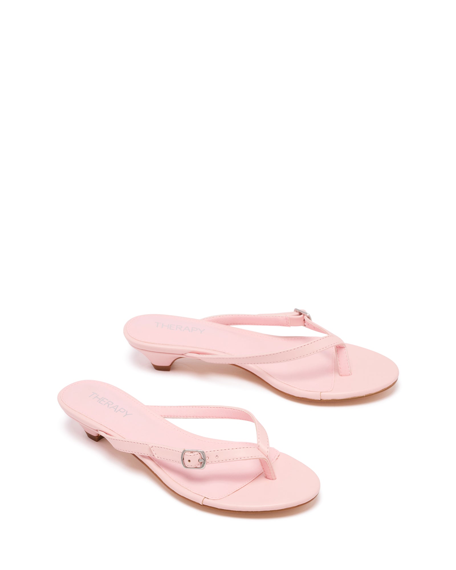 Noir Thong Heel Pale Pink