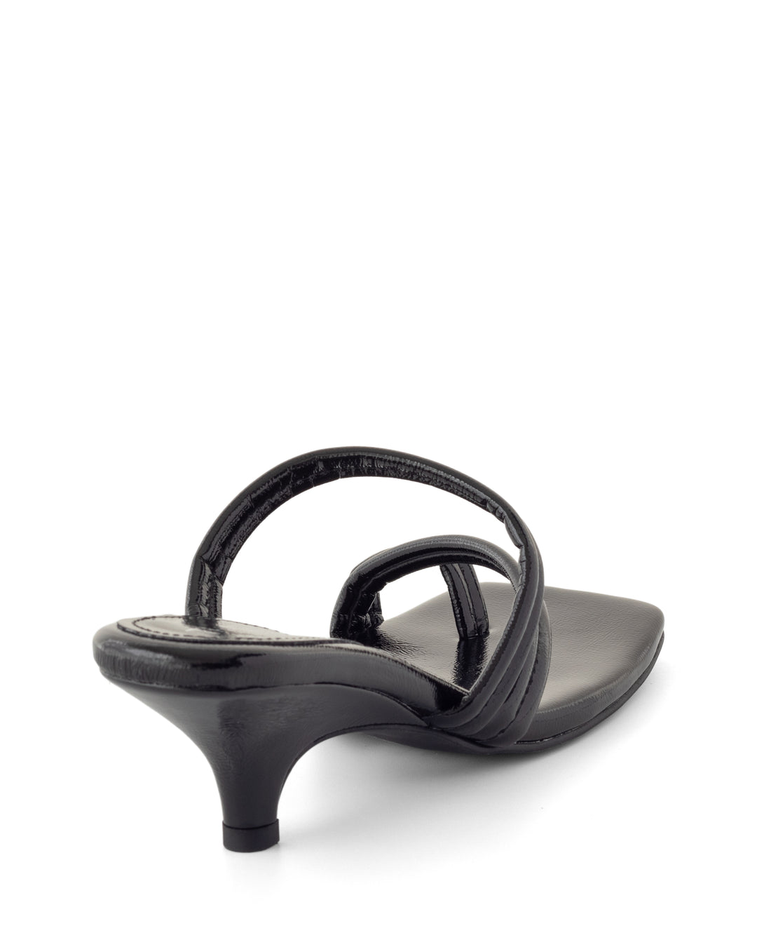 Nolita Heel Black Crinkled Patent