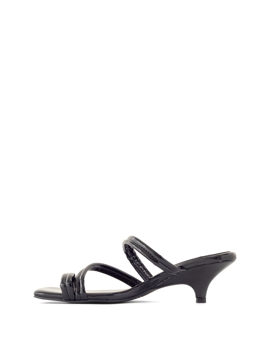 Nolita Heel Black Crinkled Patent