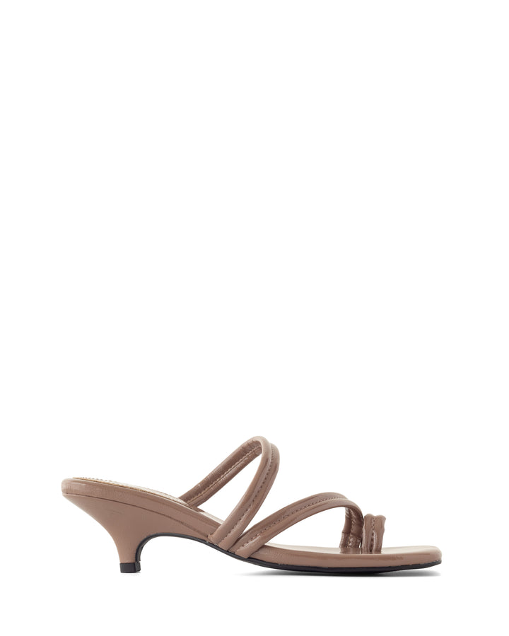 Nolita Heel Mocha Crinkled Patent