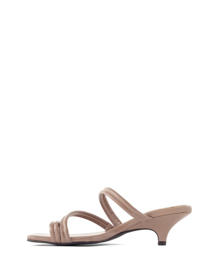 Nolita Heel Mocha Crinkled Patent