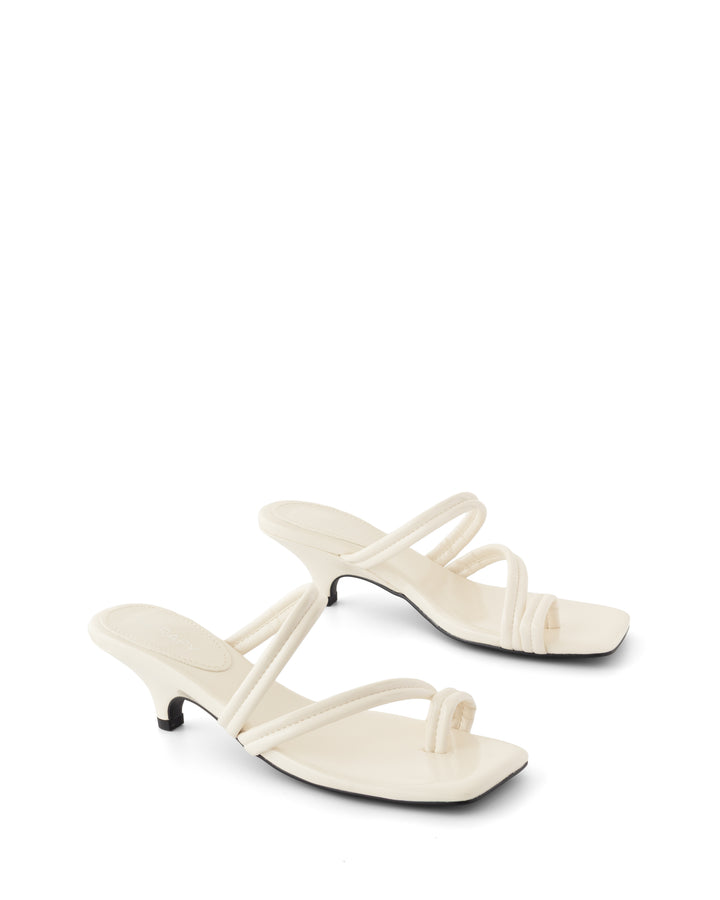 Nolita Heel Off White Crinkled Patent