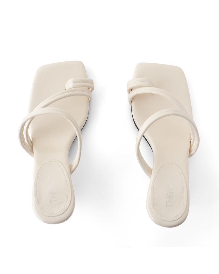 Nolita Heel Off White Crinkled Patent