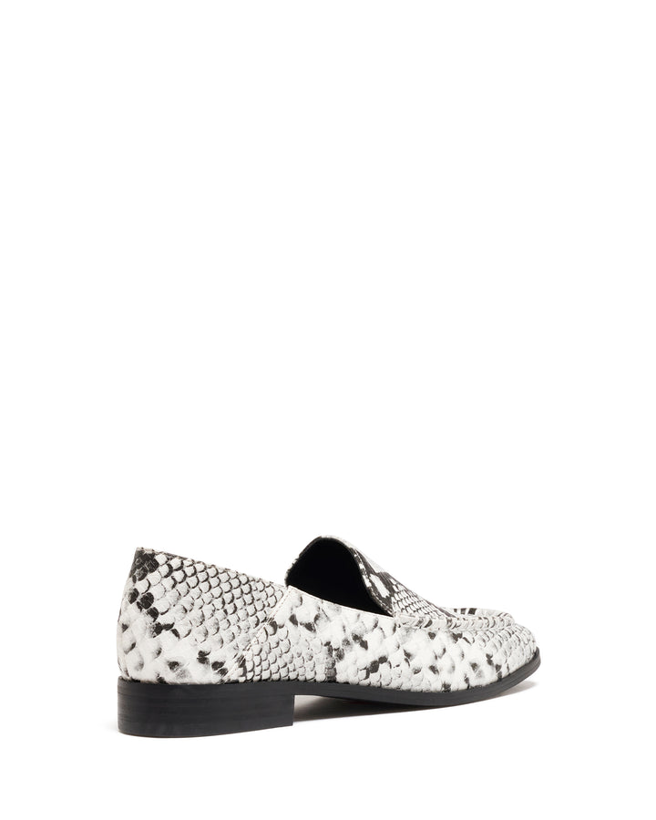 Nova Loafer Black/White Snake