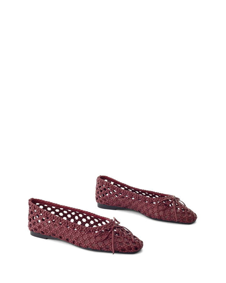 Oaklyn Ballet Flat Bordeaux
