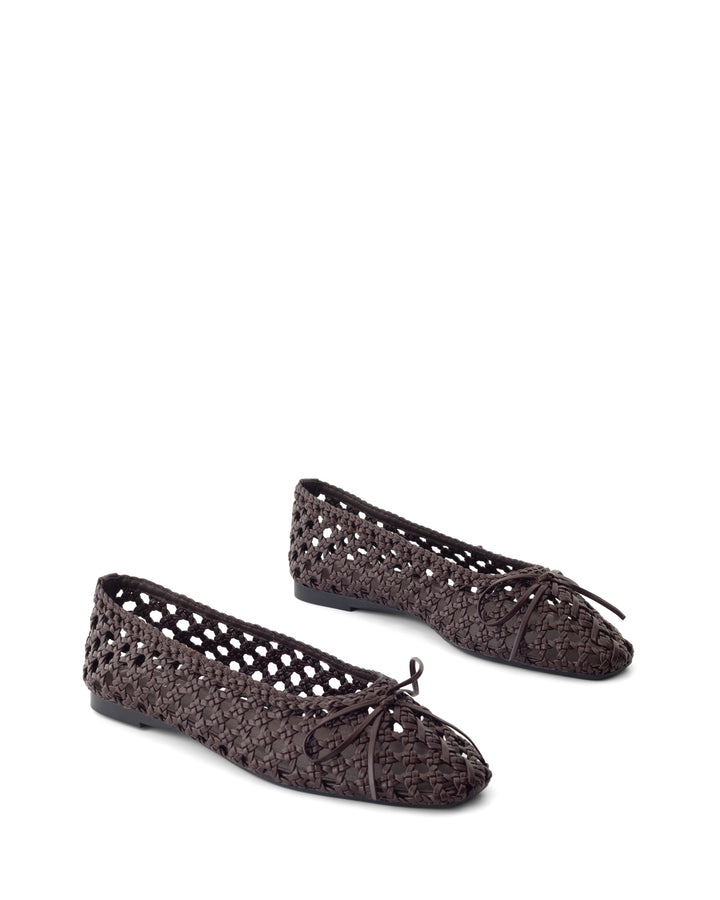 Oaklyn Ballet Flat Chocolate