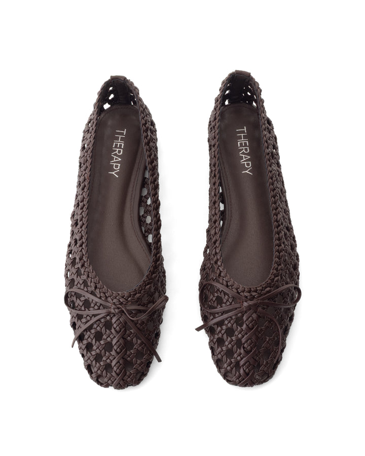 Oaklyn Ballet Flat Chocolate