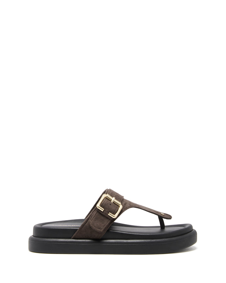 Palloma Sandal Chocolate Microsuede