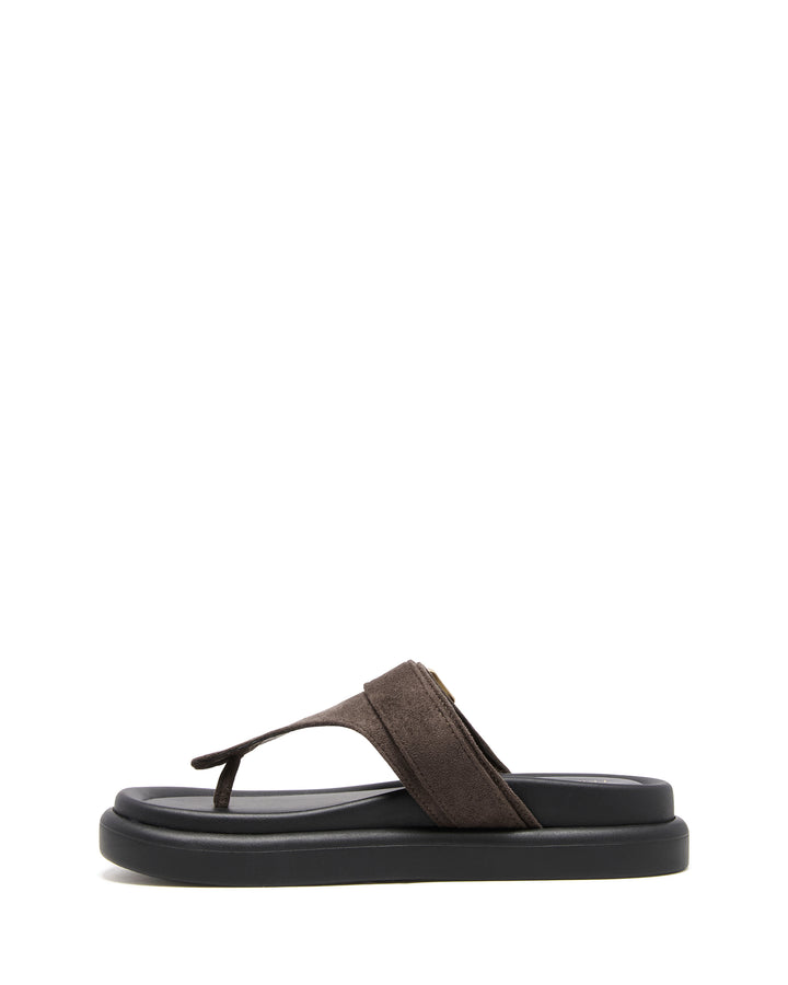 Palloma Sandal Chocolate Microsuede
