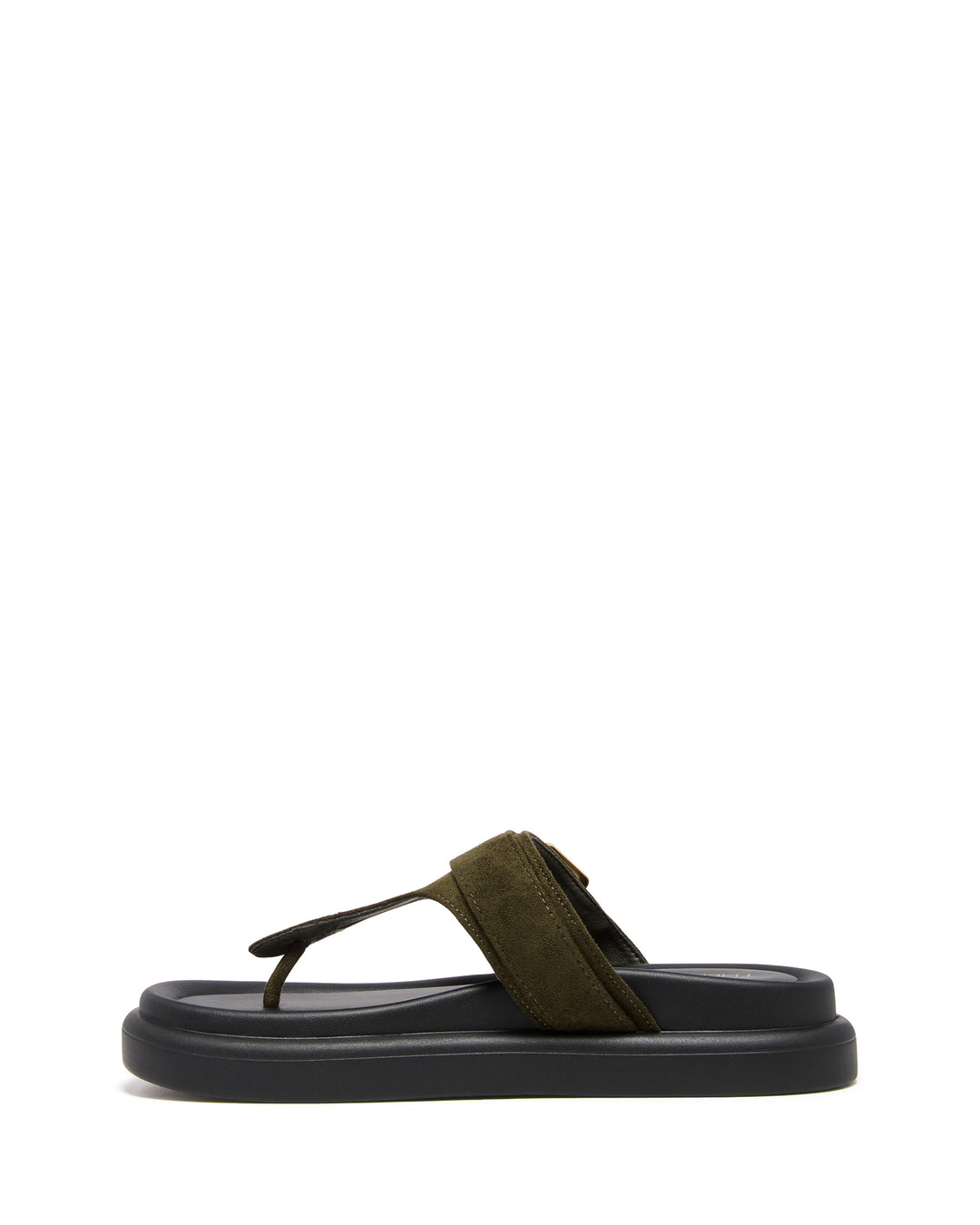 Palloma Sandal Khaki Microsuede