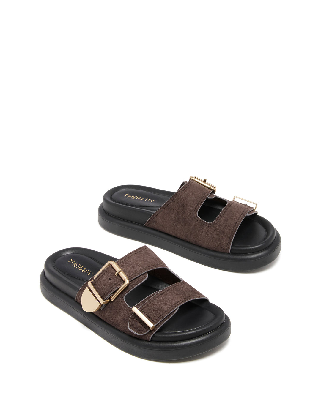 Paxton Sandal Chocolate Microsuede