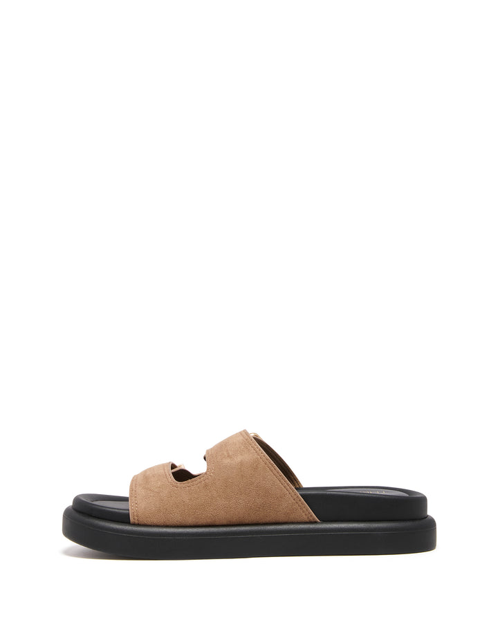 Paxton Sandal Natural Microsuede