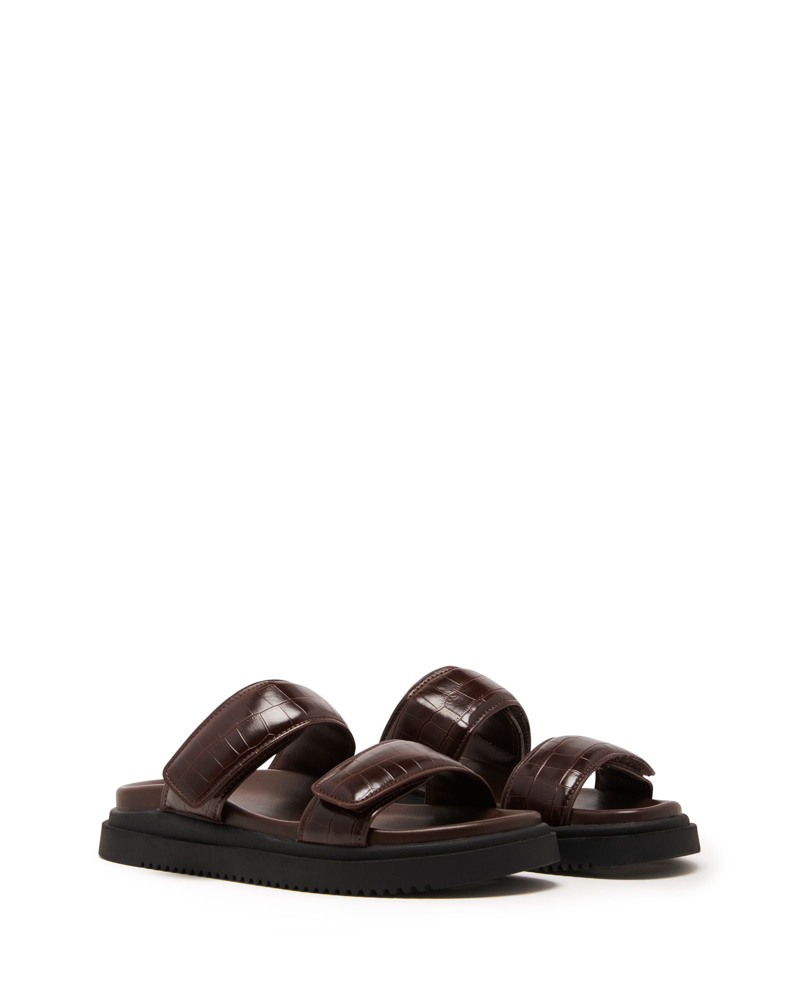 Pivot Flatform Sandal Chocolate Croc
