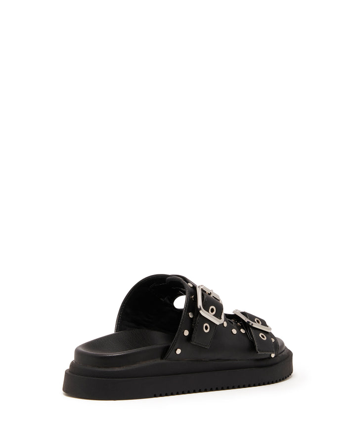 Playback Sandal Black Smooth