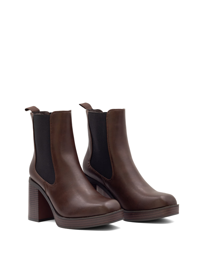 Pout Ankle Boot Chocolate